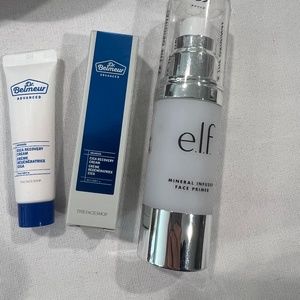 elf • Face Primer, Avon Beauty Face Cream Sample